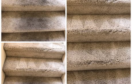 Stairs carpet cleaning